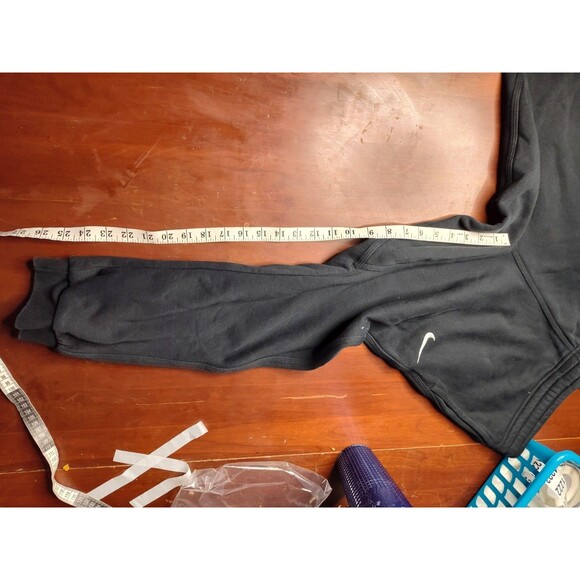 Nike Sportswear Club Fleece Pants Joggers Mens Size Large Black Soft Classic - Picture 6 of 6